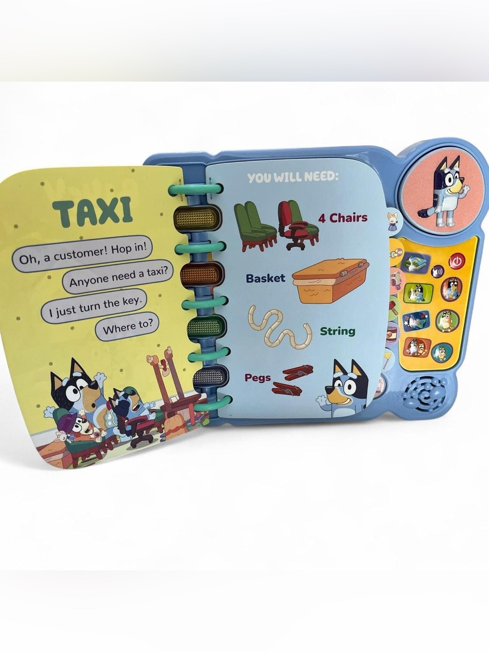 Bluey VTech Interactive Electronic Toddler Learning Toy Electronic Book Like New - Picture 3 of 8